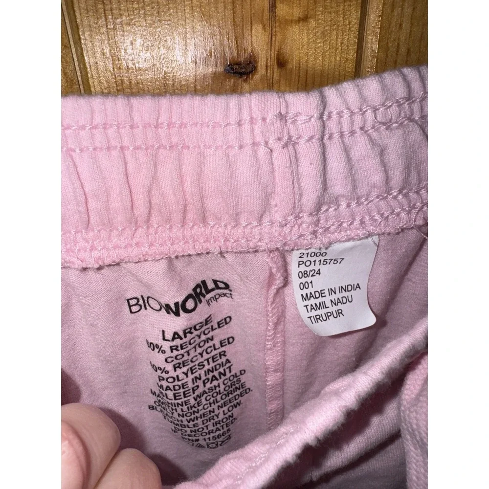 Bioworld A Christmas Story Shoot Your Eye Out Pajama Pants Men L Pink PJ Bottoms